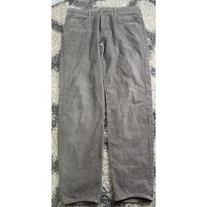 Adriano Goldschmied AG The Graduate Tailored Leg Corduroy Gray Aged Denim 34x31
